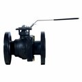 Bonomi North America 1in FULL PORT CARBON STEEL ASME CLASS 150 FLANGED BALL VALVE W/ LOCKING HANDLE 766001-1